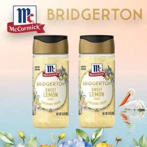 McCormick Bridgerton LIMITED EDITION 2-Pack Sweet Lemon Finishing Sugar (3.6oz)